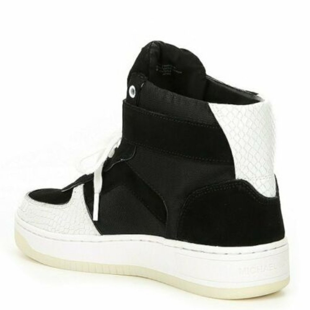 Michael Kors Jaden Snake Print High Tops Sneakers - Picture 4 of 4
